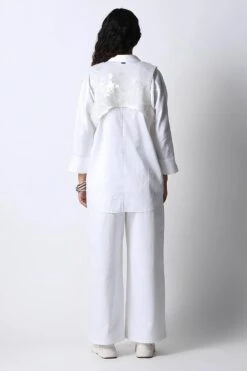431-88 By Shweta Kapur White Riri Shirt 5 431-88 By Shweta Kapur White Riri Shirt -Outlet Spiffy Fits Store 485130 3