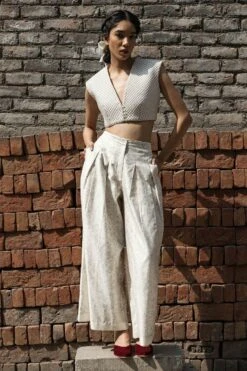 Ahmev Moonflower Quilted Blouse