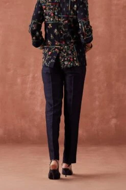 Sunira Designs Blue Dhaaga Narrow Pants -Outlet Spiffy Fits Store 6923sa30 4