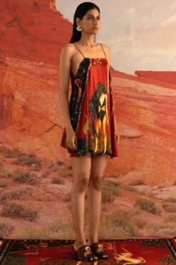 Shivan & Narresh Wilding Silk Dress -Outlet Spiffy Fits Store 711sn12 3