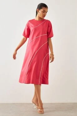 SNOB Rose Pink Chelsea Dress