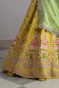 Anushree Reddy Yellow Embellished Lehenga Set -Outlet Spiffy Fits Store ar019 5