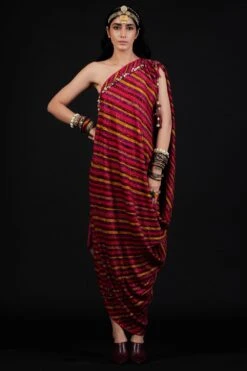 Aseem Kapoor Rasa One Shoulder Dress