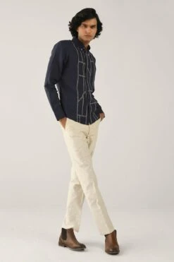 Countrymade Fuselage Navy Shirt -Outlet Spiffy Fits Store cm ctd sh 08 3