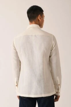 Dhruv Vaish Cream Handloom Cotton Shirt -Outlet Spiffy Fits Store d06c0121 4