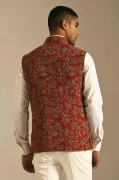 Dhruv Vaish Embroidered Jawahar Jacket -Outlet Spiffy Fits Store d06w0101 674 4