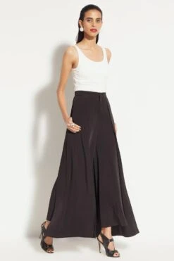 431-88 By Shweta Kapur Flap Black Palazzos -Outlet Spiffy Fits Store flabblack 4