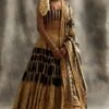 Itrh Black & Gold Lehenga Set With Lampi Details