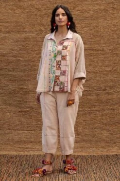 Sunira Designs Pink Boho Pants