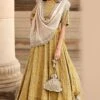 Jayanti Reddy Yellow Zardosi Embroidered Lehenga Set