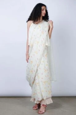 Nadiya Paar Gathered Blouse With Bead Detail -Outlet Spiffy Fits Store napa13 3