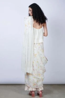 Nadiya Paar Gathered Blouse With Bead Detail -Outlet Spiffy Fits Store napa13 5