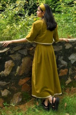 Ode To Odd Olive Green Bustier -Outlet Spiffy Fits Store oto08 3