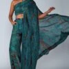 Saaksha & Kinni Turquoise Abstract Printed Palazzo