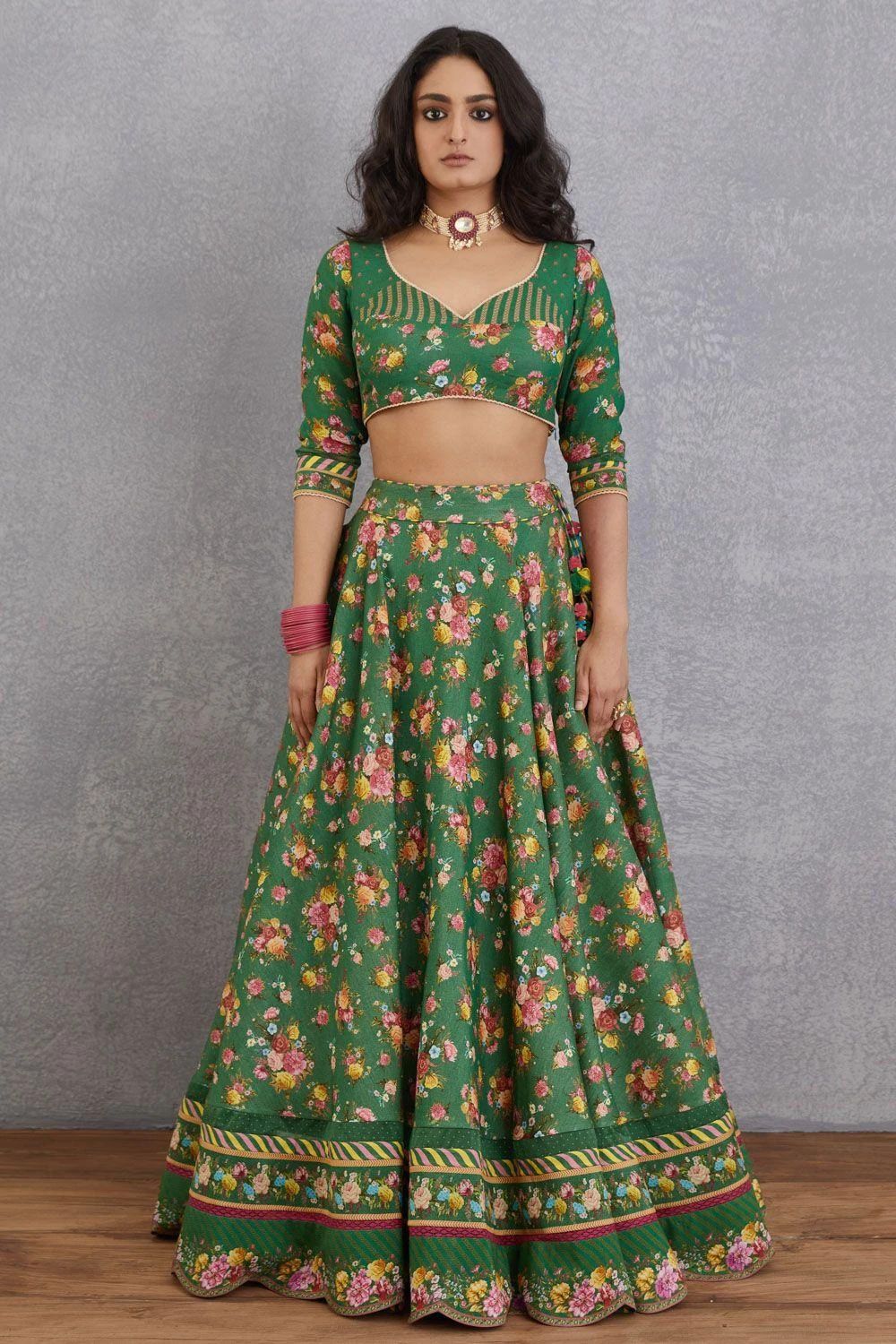 Torani Panna Mumtaz Lehenga Set 2 Torani Panna Mumtaz Lehenga Set - Image 2