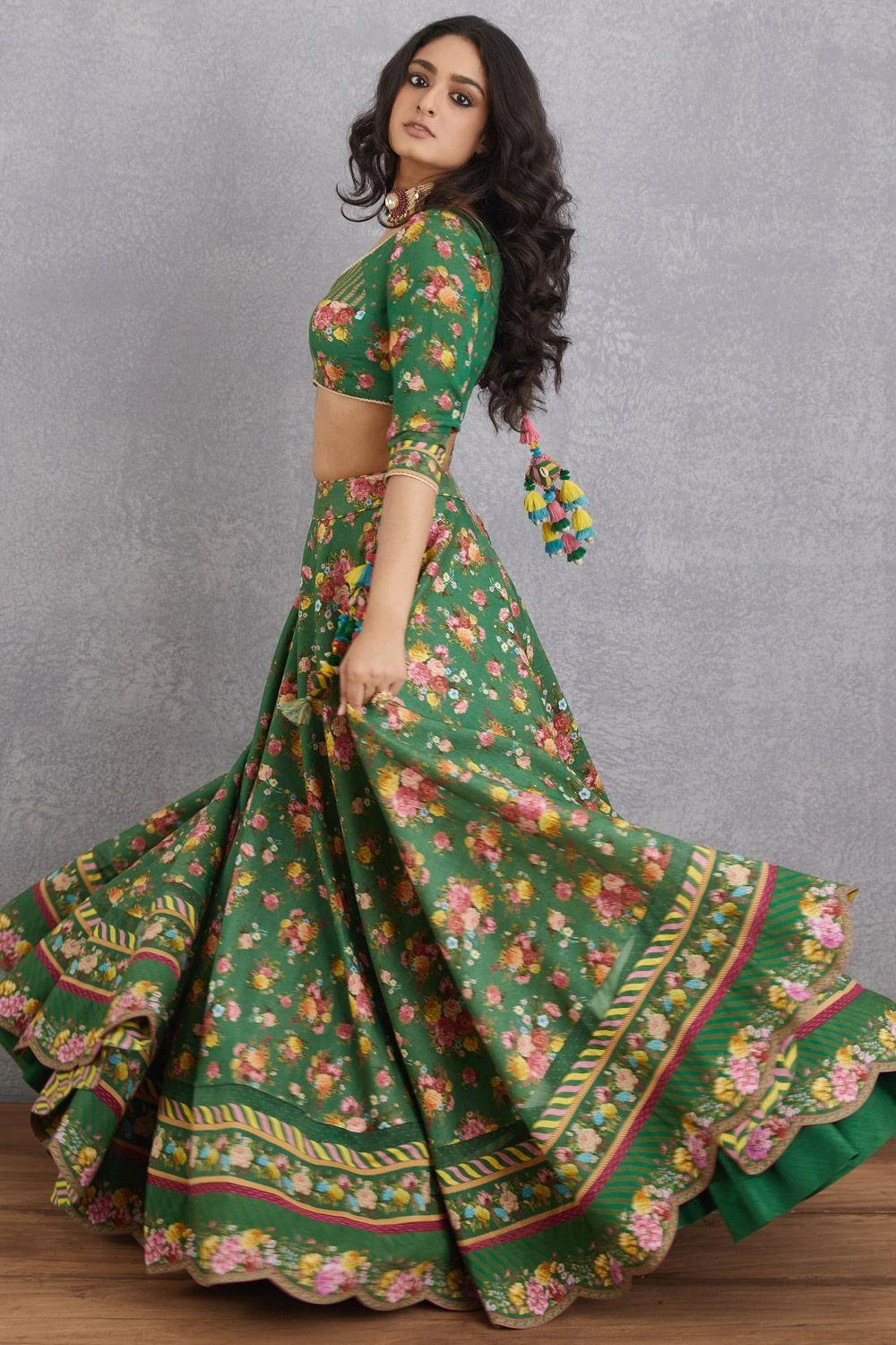 Torani Panna Mumtaz Lehenga Set 3 Torani Panna Mumtaz Lehenga Set - Image 3