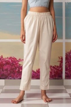 Ikai Ivory Tapered Pants