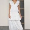 Urvashi Kaur Broken White Titan Dress