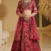 Varun Bahl Rose Pink Embroidered Lehenga
