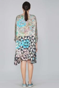 YAVI Cupro Printed Dress 9 YAVI Cupro Printed Dress -Outlet Spiffy Fits Store yc10d 19 5