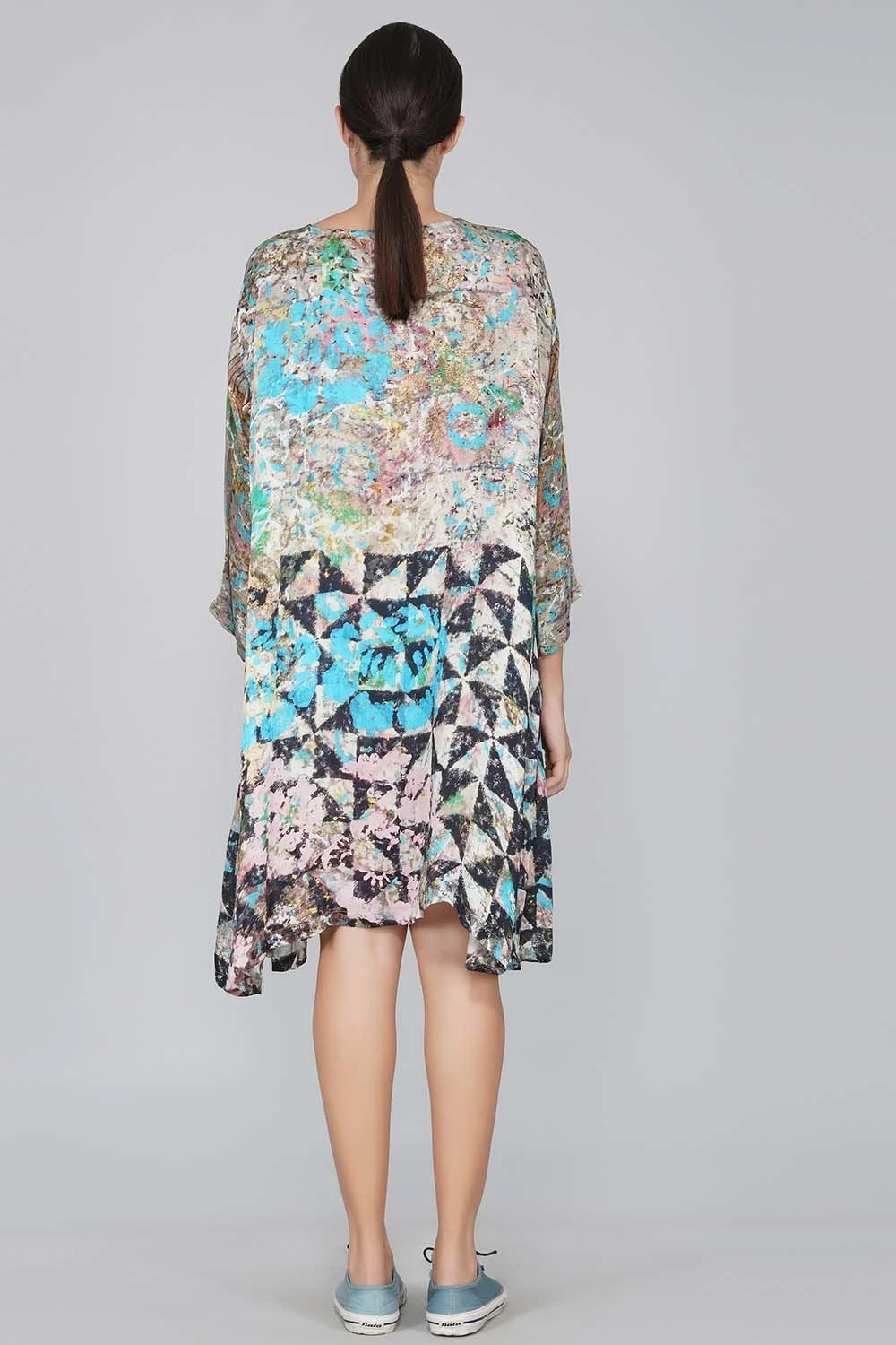 YAVI Cupro Printed Dress 5 YAVI Cupro Printed Dress - Image 5